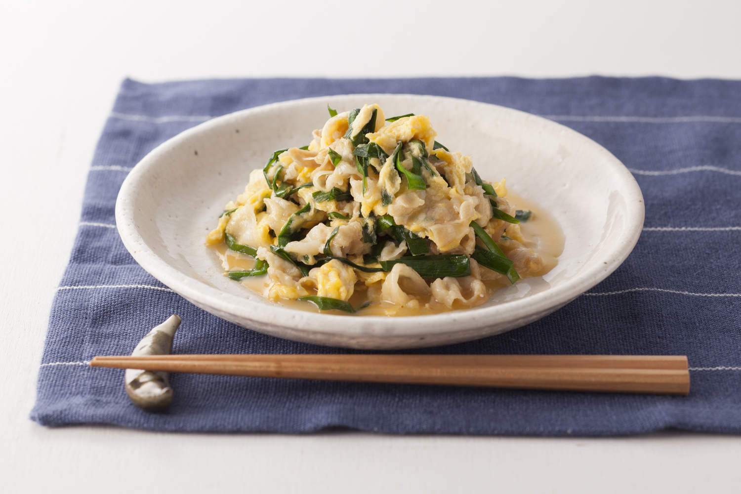 疲労回復に！とろ～り豚にら玉