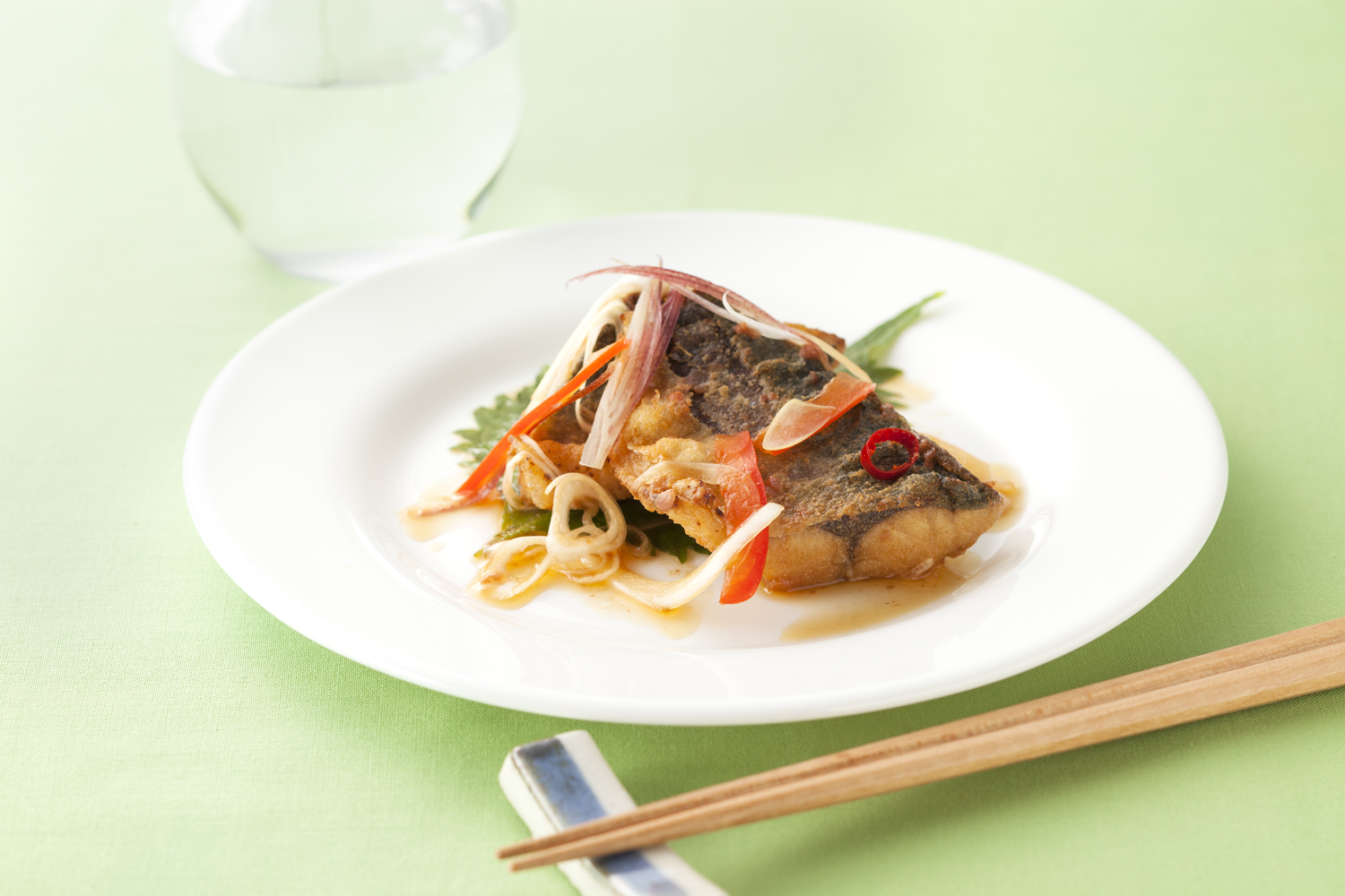 鰺の梅南蛮漬け